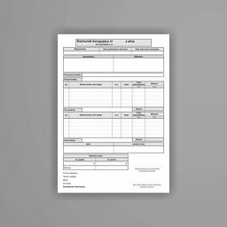 Rachunek korygujący wzór pdf